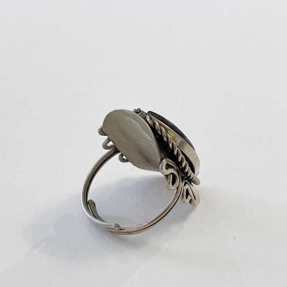 Nephrite Adjustable Ring - Picture 3 of 3
